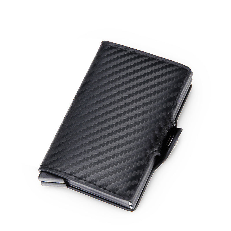 PORTE-CARTES HEXAGONE CARBONE